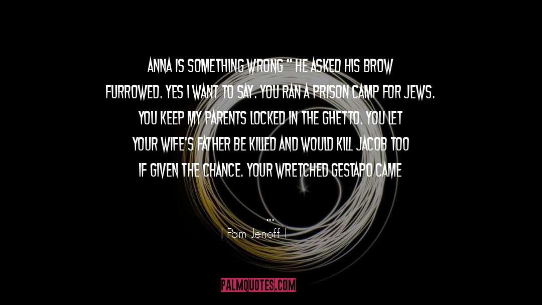 Pam Jenoff Quotes: Anna is something wrong 