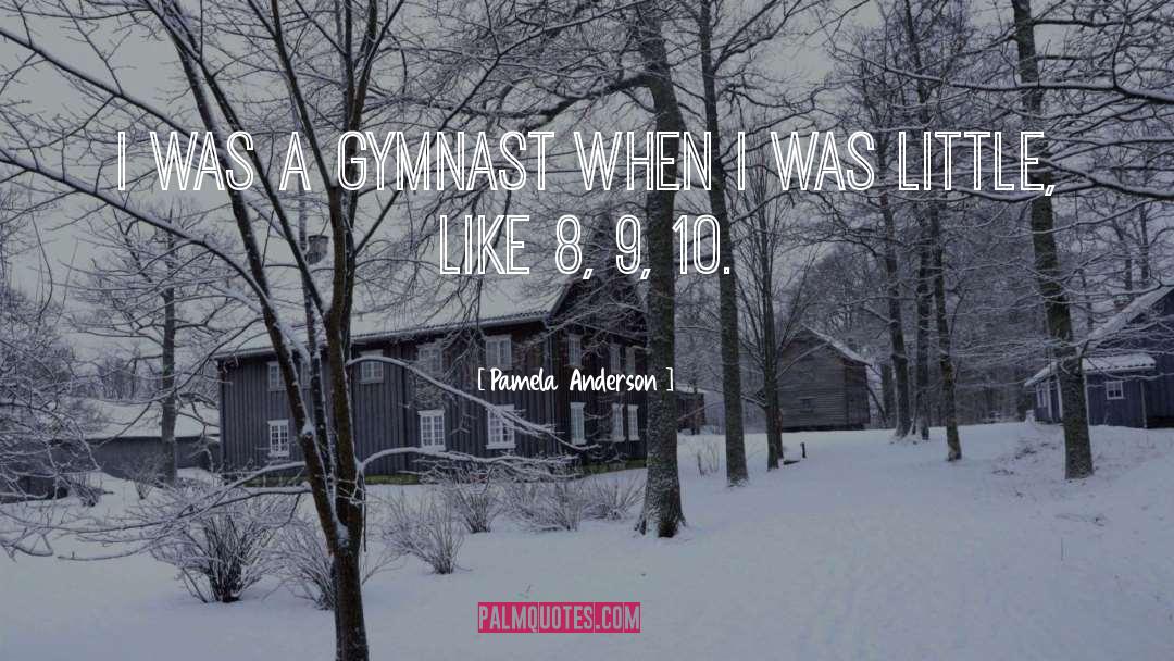 Pamela Anderson Quotes: I was a gymnast when