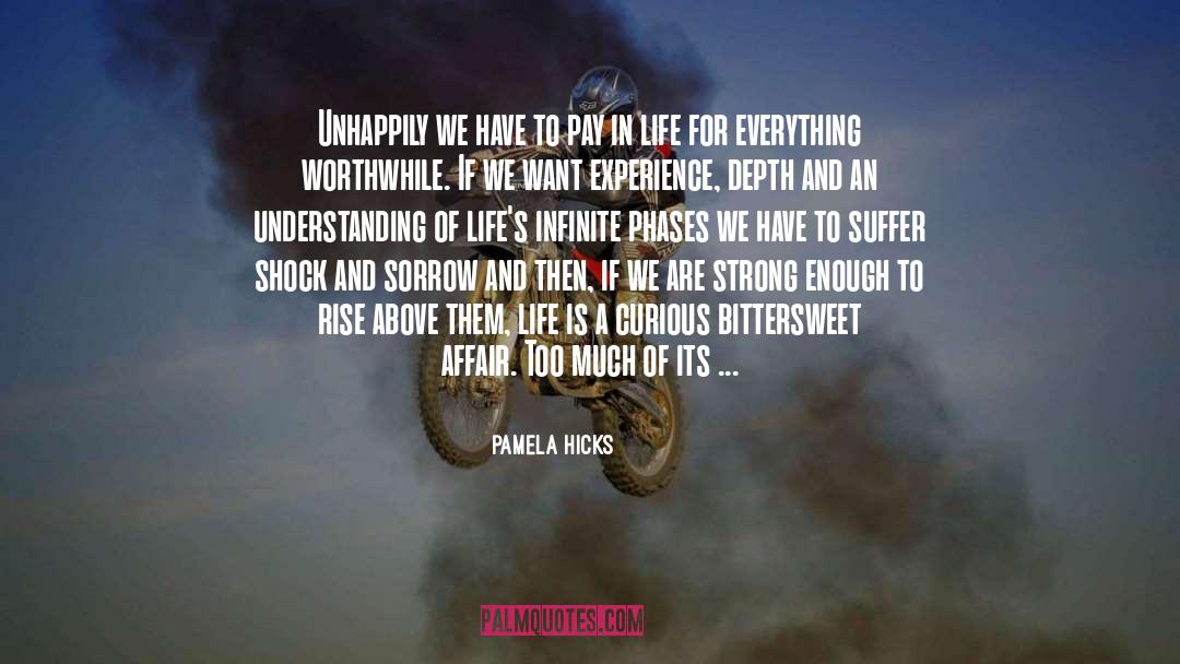 Pamela Hicks Quotes: Unhappily we have to pay