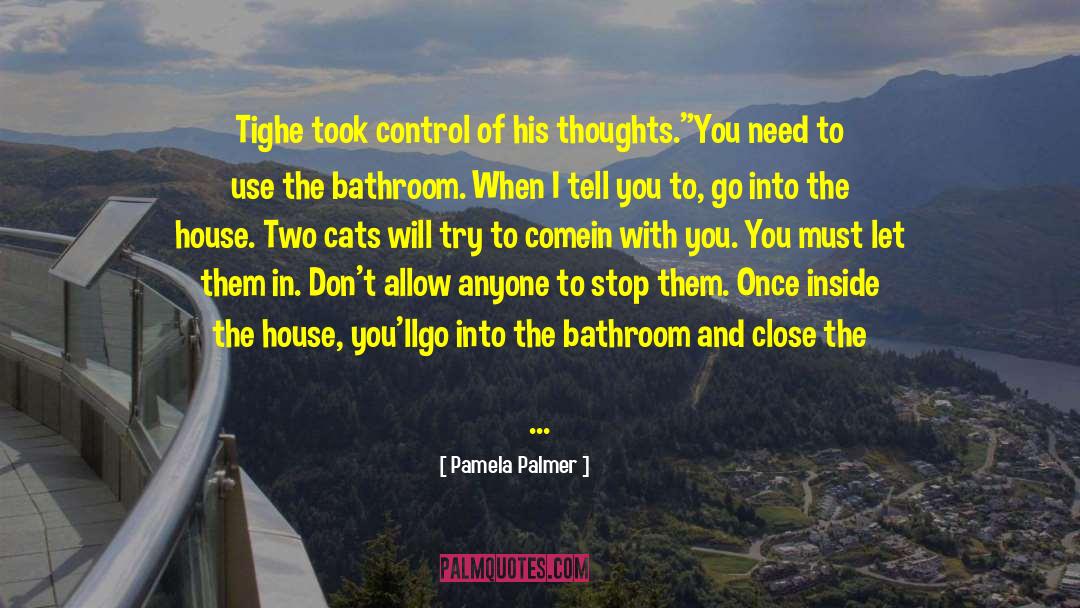 Pamela Palmer Quotes: Tighe took control of his