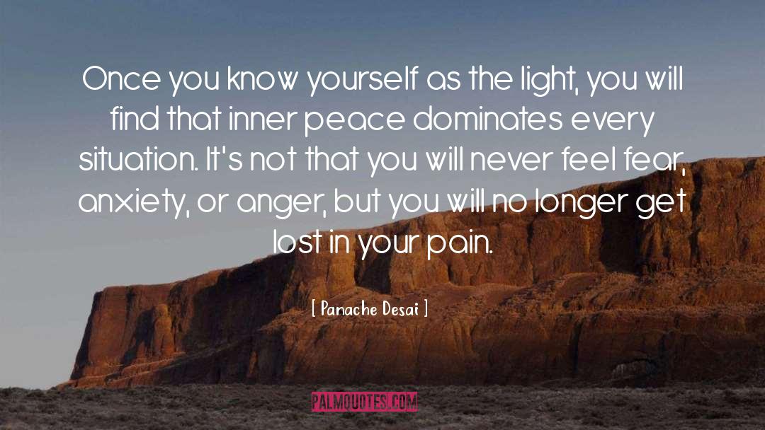 Panache Desai Quotes: Once you know yourself as