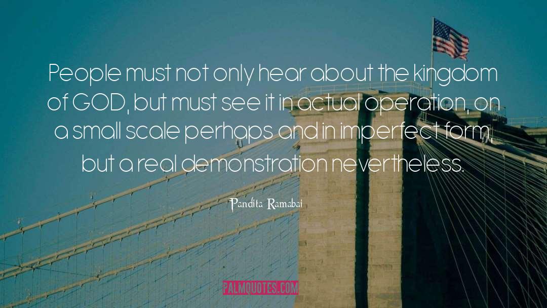 Pandita Ramabai Quotes: People must not only hear