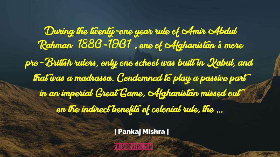 Pankaj Mishra Quotes: During the twenty-one year rule