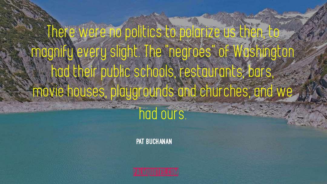 Pat Buchanan Quotes: There were no politics to