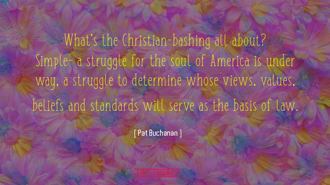 Pat Buchanan Quotes: What's the Christian-bashing all about?