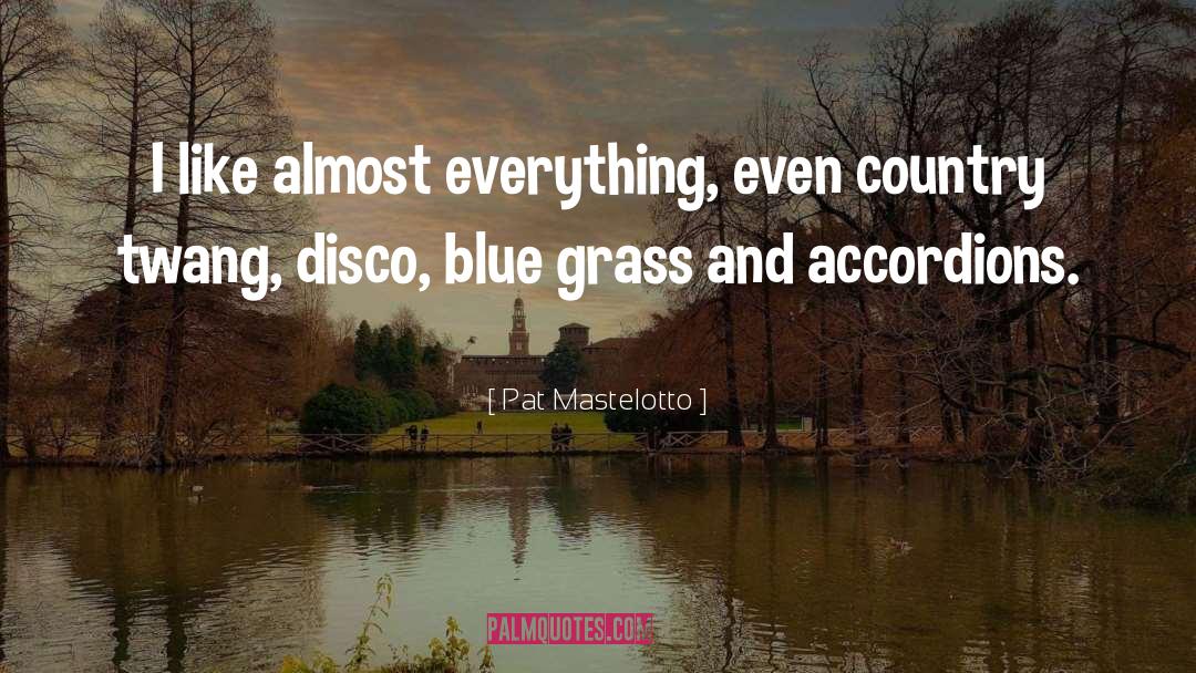 Pat Mastelotto Quotes: I like almost everything, even