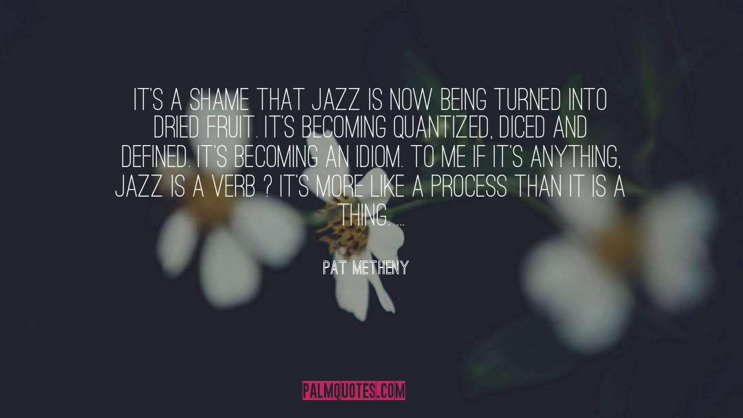 Pat Metheny Quotes: It's a shame that jazz