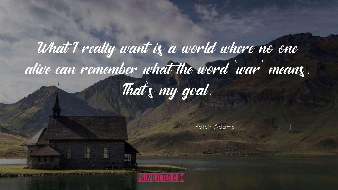 Patch Adams Quotes: What I really want is