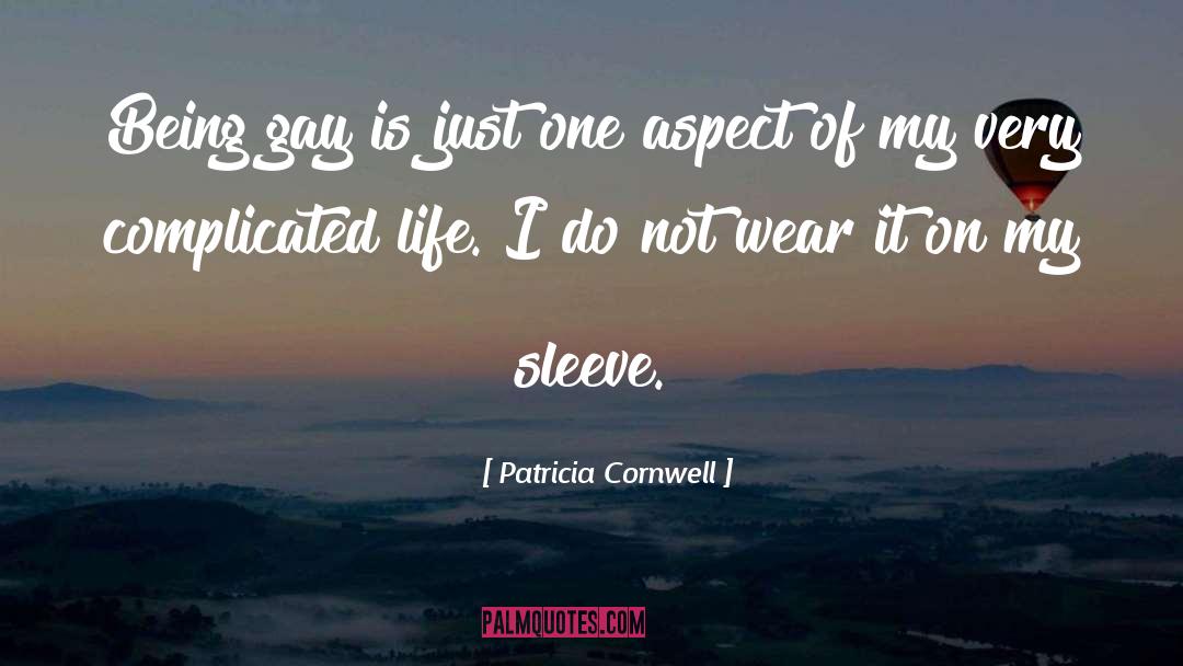 Patricia Cornwell Quotes: Being gay is just one