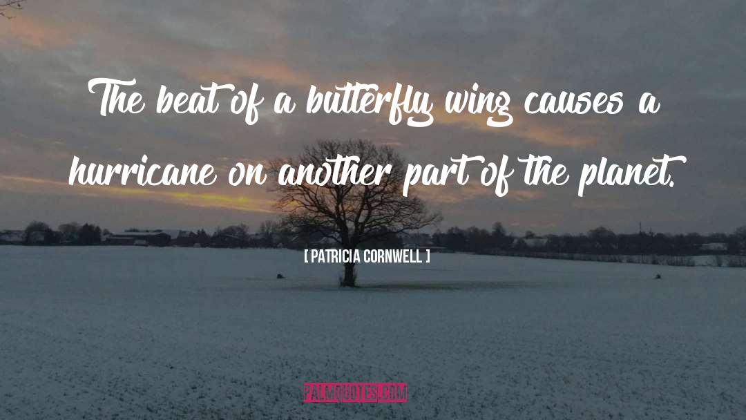 Patricia Cornwell Quotes: The beat of a butterfly