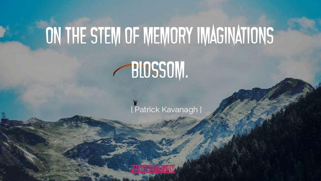 Patrick Kavanagh Quotes: On the stem of memory