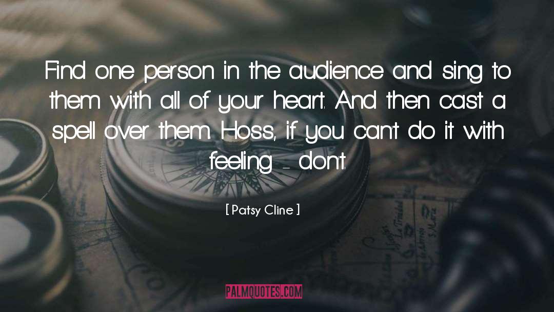 Patsy Cline Quotes: Find one person in the