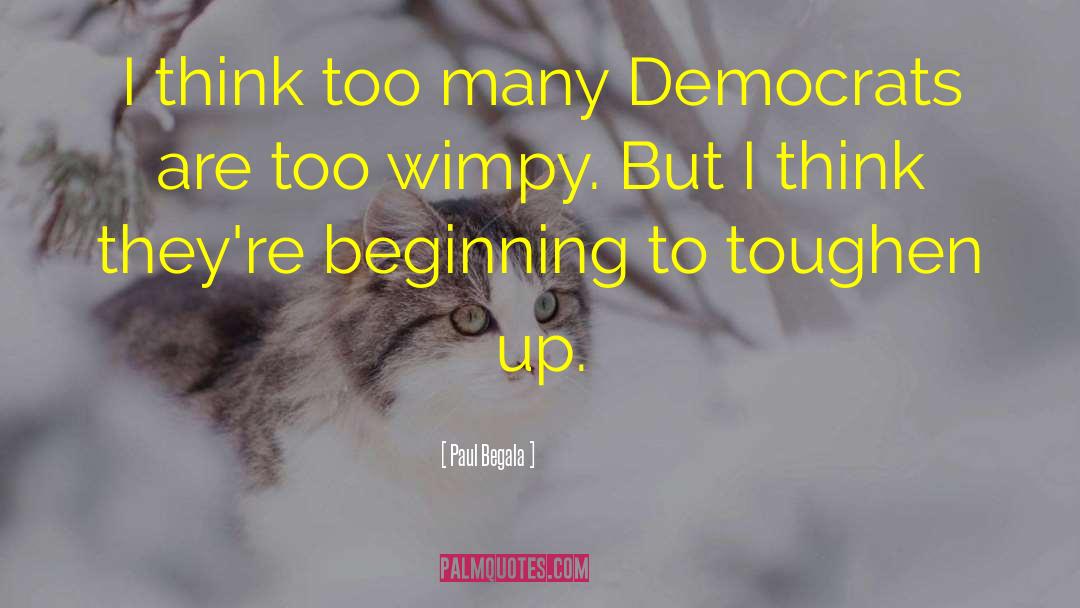 Paul Begala Quotes: I think too many Democrats