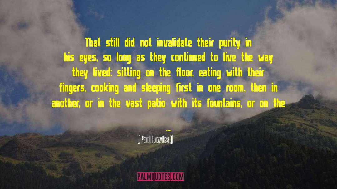 Paul Bowles Quotes: That still did not invalidate