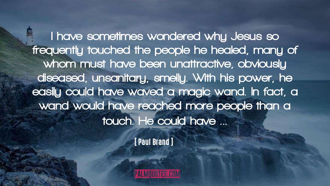 Paul Brand Quotes: I have sometimes wondered why