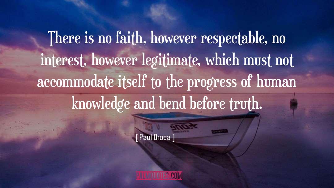 Paul Broca Quotes: There is no faith, however