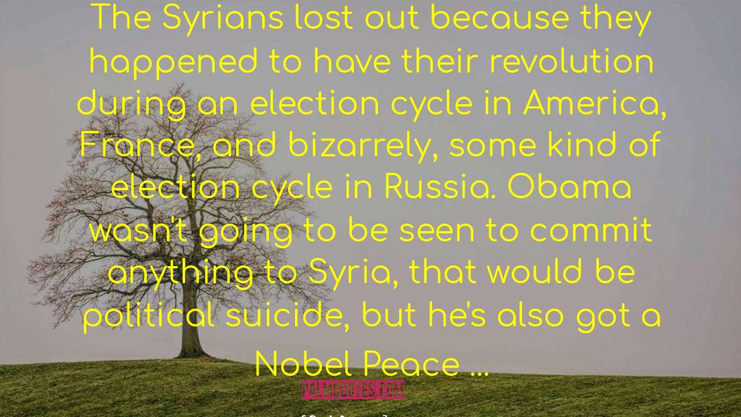 Paul Conroy Quotes: The Syrians lost out because