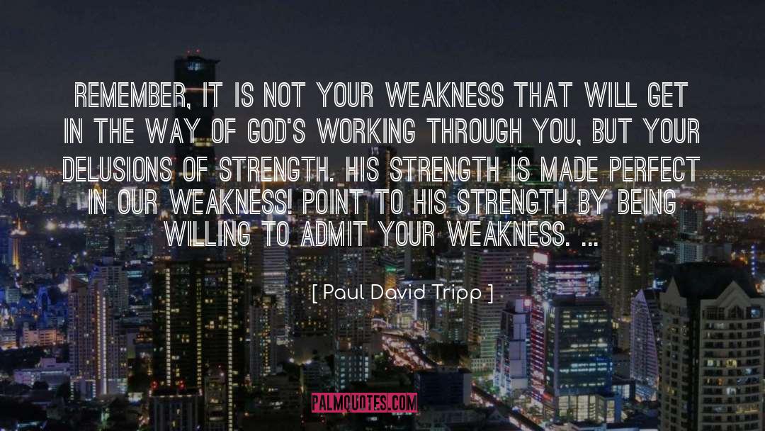 Paul David Tripp Quotes: Remember, it is not your