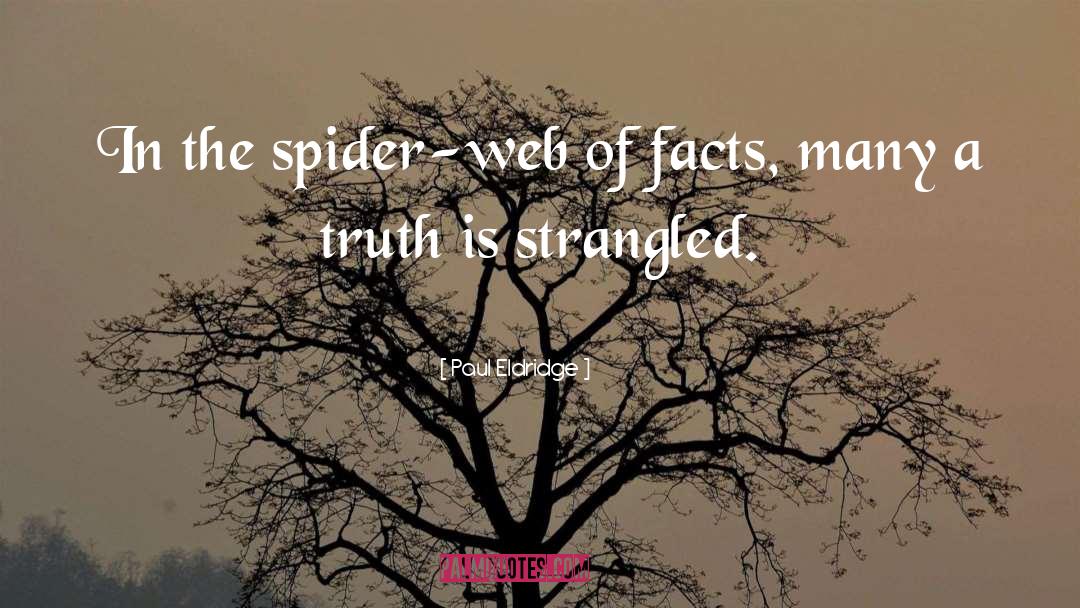 Paul Eldridge Quotes: In the spider-web of facts,