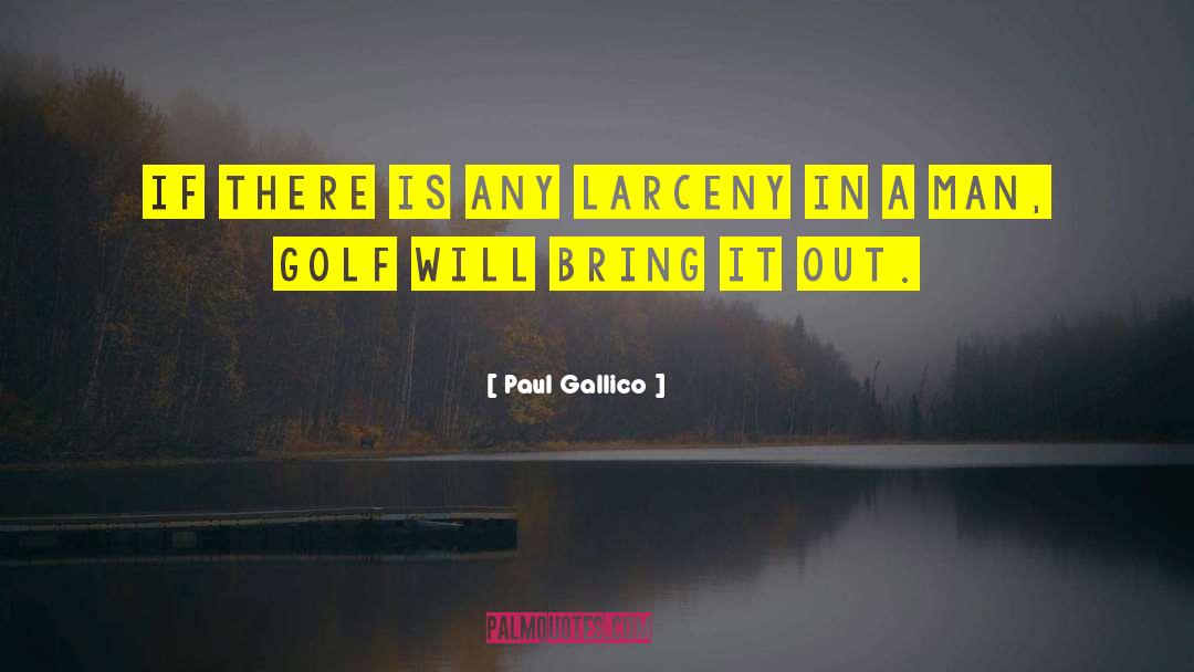 Paul Gallico Quotes: If there is any larceny