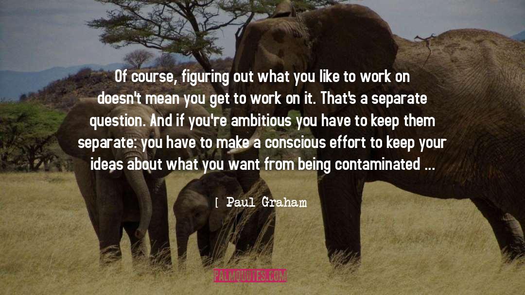 Paul Graham Quotes: Of course, figuring out what