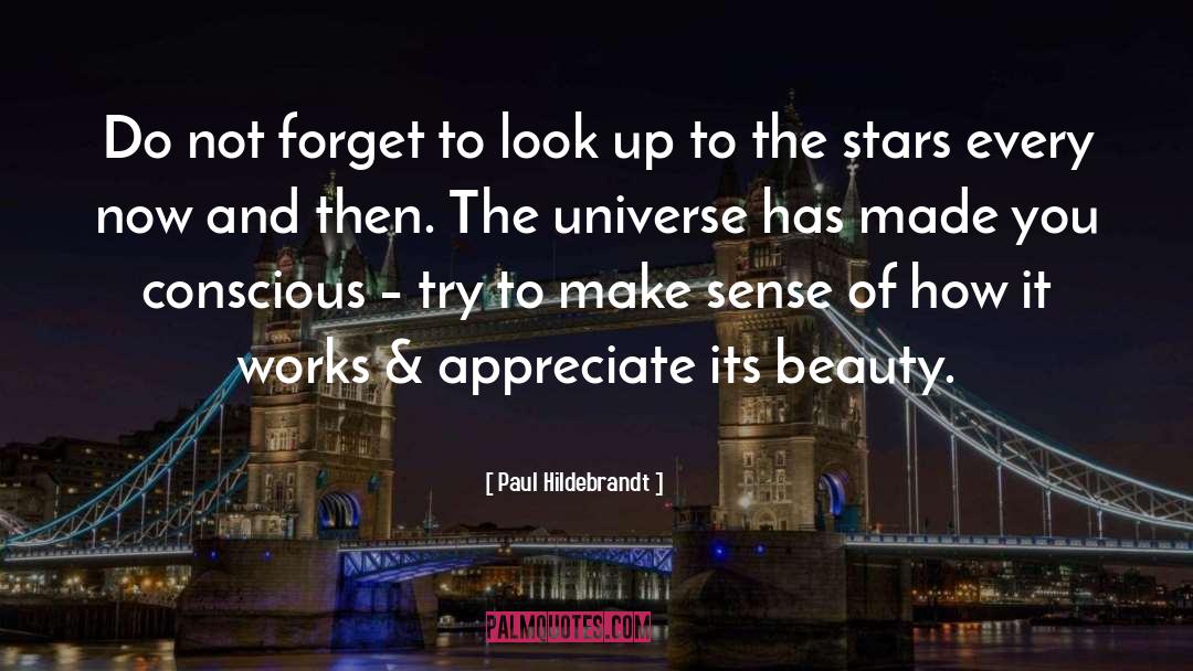 Paul Hildebrandt Quotes: Do not forget to look