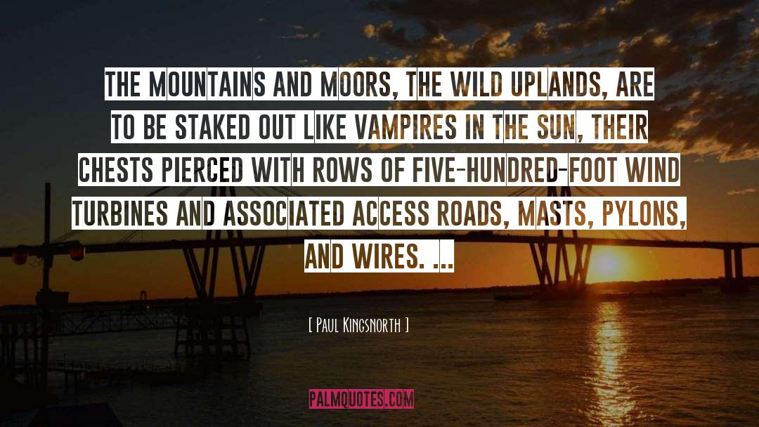 Paul Kingsnorth Quotes: The mountains and moors, the