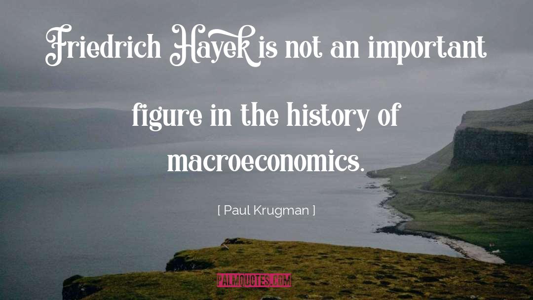 Paul Krugman Quotes: Friedrich Hayek is not an