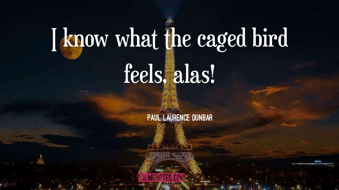 Paul Laurence Dunbar Quotes: I know what the caged