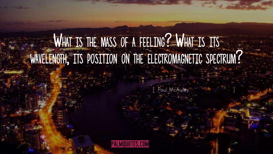 Paul McAuley Quotes: What is the mass of