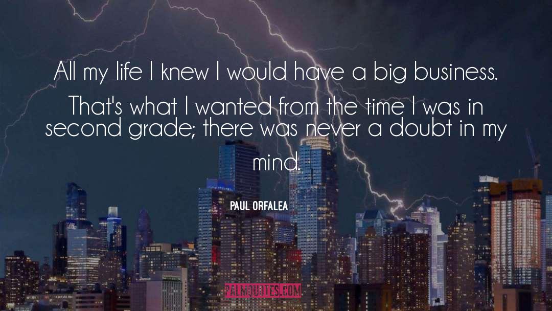 Paul Orfalea Quotes: All my life I knew