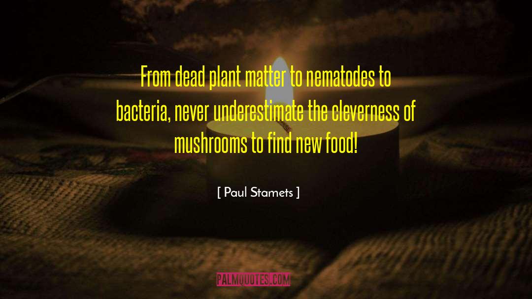 Paul Stamets Quotes: From dead plant matter to