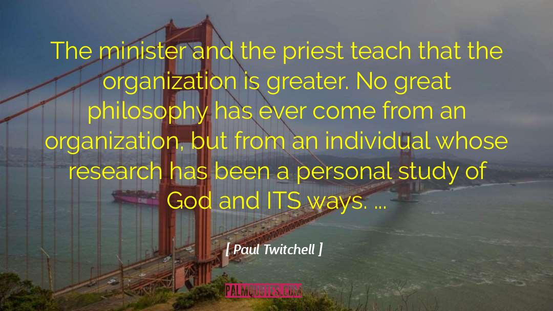 Paul Twitchell Quotes: The minister and the priest