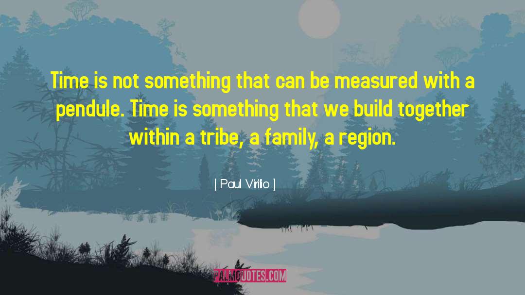 Paul Virilio Quotes: Time is not something that
