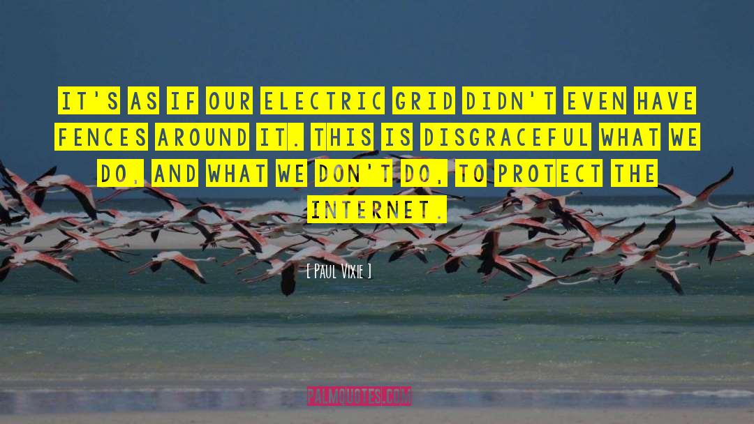 Paul Vixie Quotes: It's as if our electric