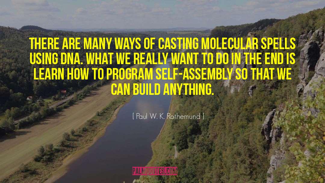 Paul W. K. Rothemund Quotes: There are many ways of