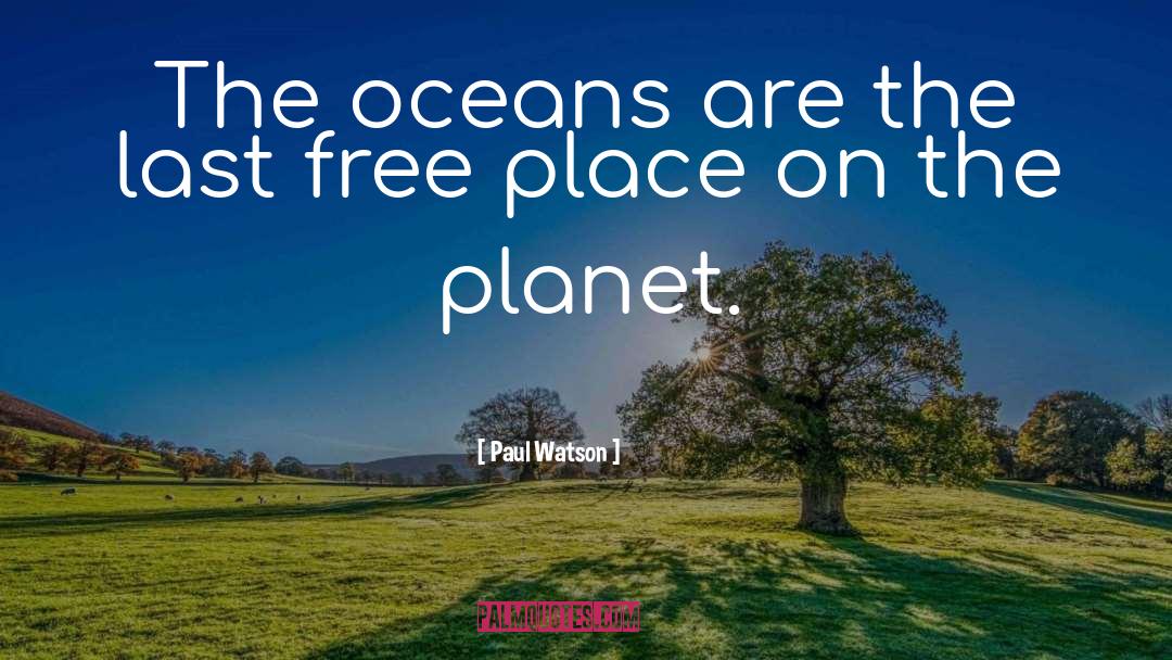 Paul Watson Quotes: The oceans are the last