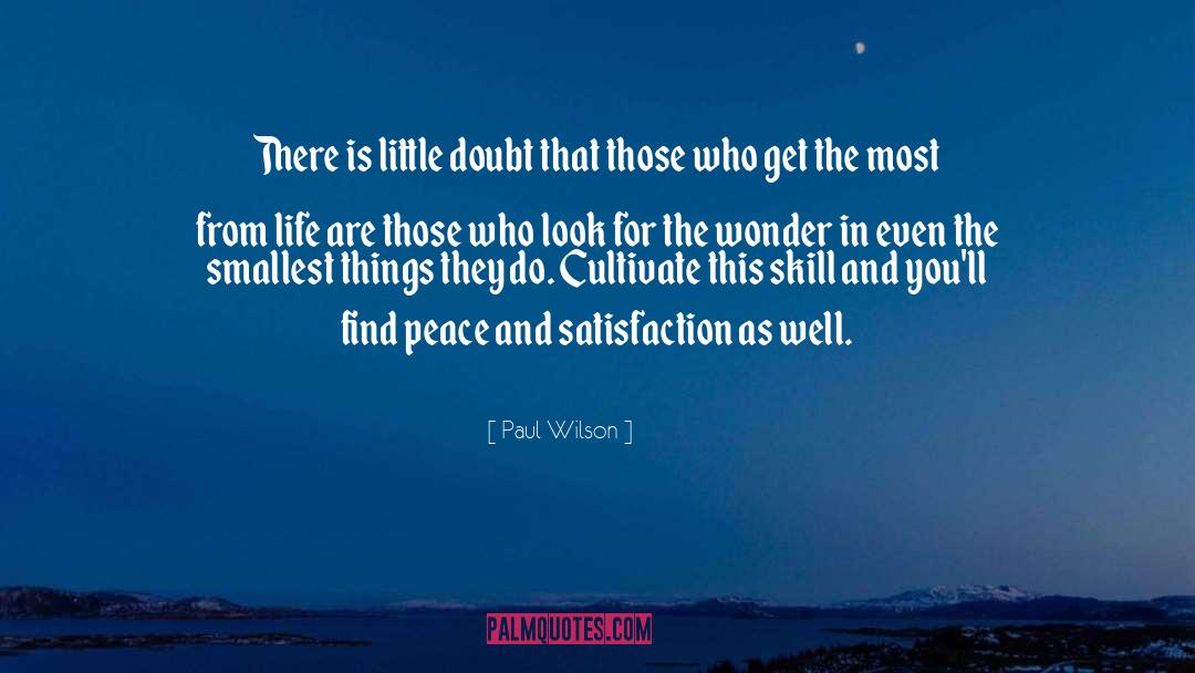 Paul Wilson Quotes: There is little doubt that