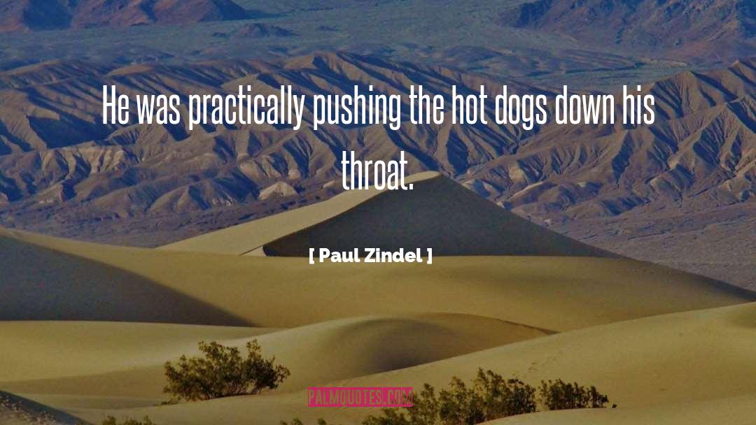 Paul Zindel Quotes: He was practically pushing the