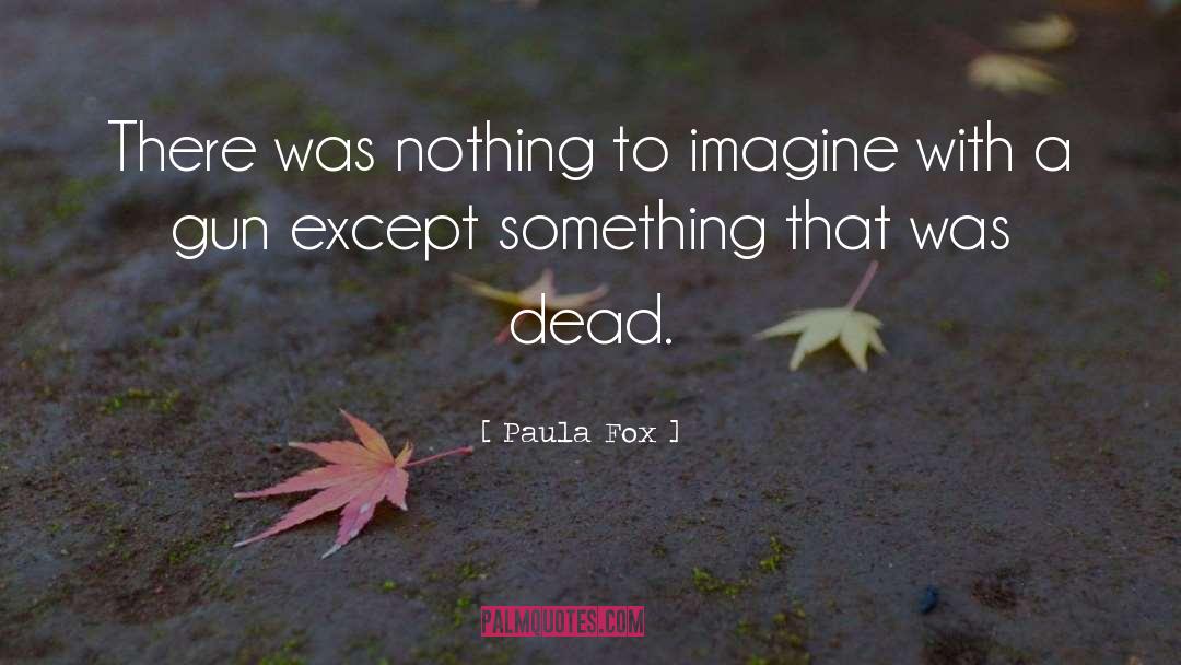 Paula Fox Quotes: There was nothing to imagine