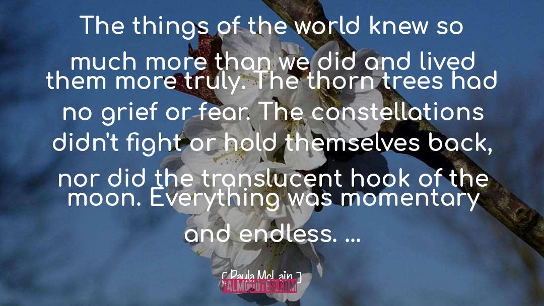 Paula McLain Quotes: The things of the world