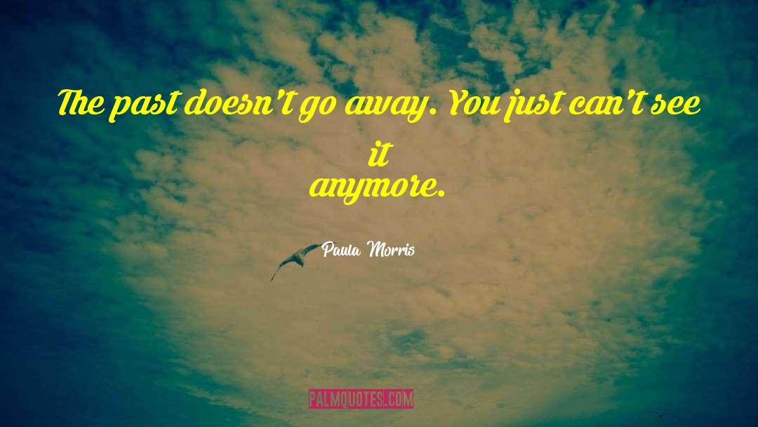 Paula Morris Quotes: The past doesn't go away.