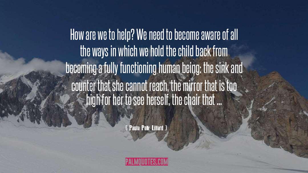 Paula Polk Lillard Quotes: How are we to help?