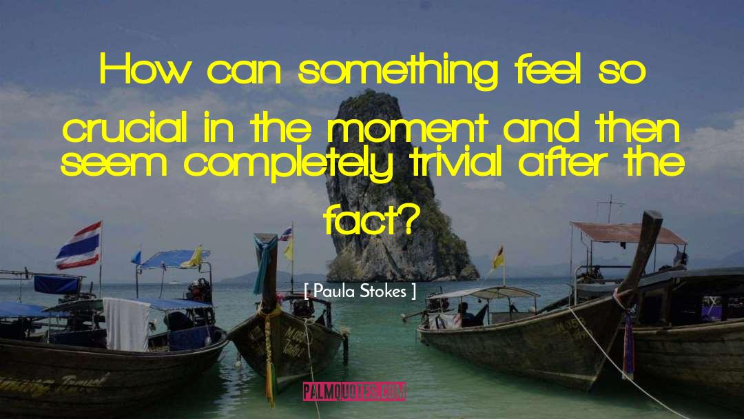 Paula Stokes Quotes: How can something feel so