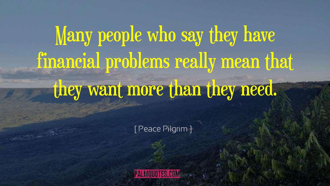 Peace Pilgrim Quotes: Many people who say they