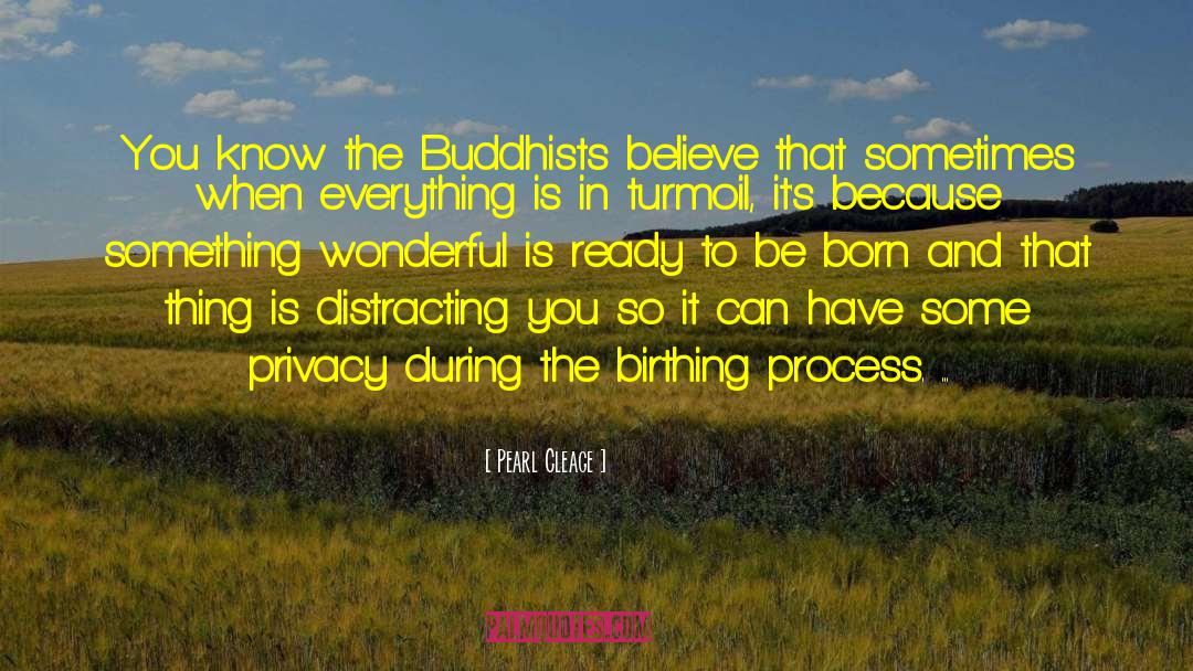 Pearl Cleage Quotes: You know the Buddhists believe