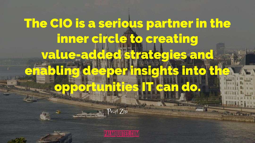 Pearl Zhu Quotes: The CIO is a serious
