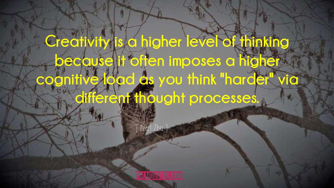 Pearl Zhu Quotes: Creativity is a higher level