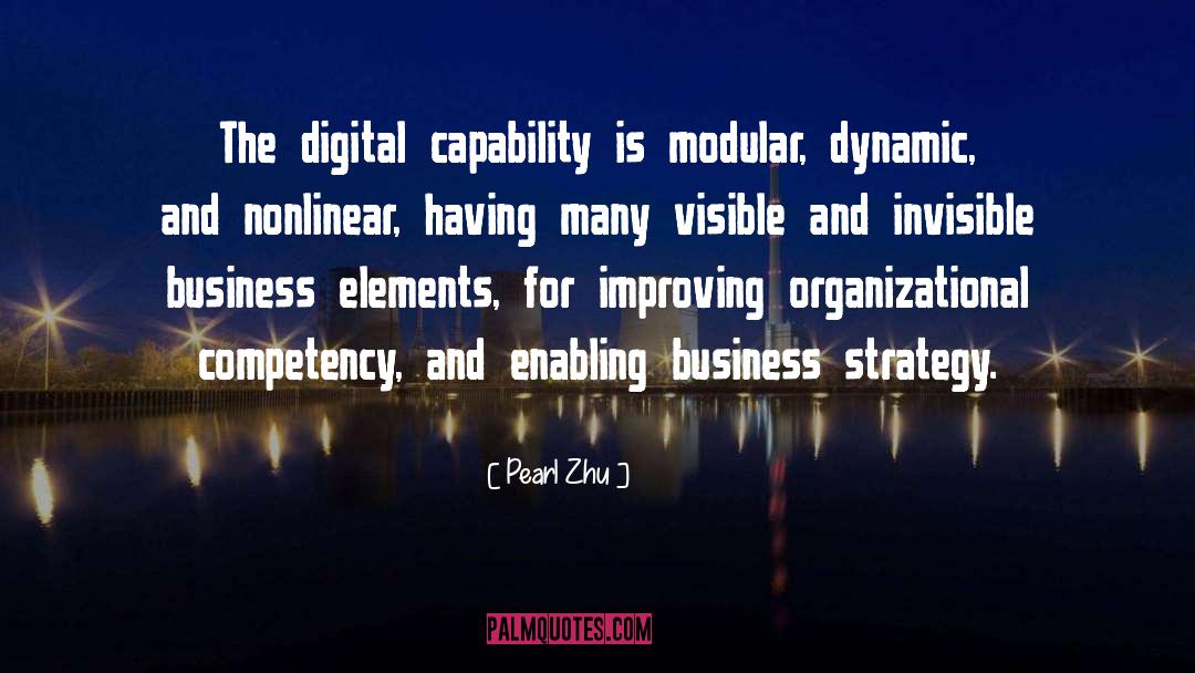 Pearl Zhu Quotes: The digital capability is modular,