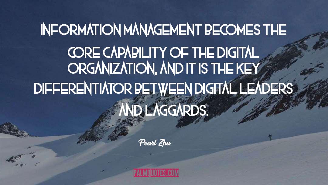 Pearl Zhu Quotes: Information Management becomes the core